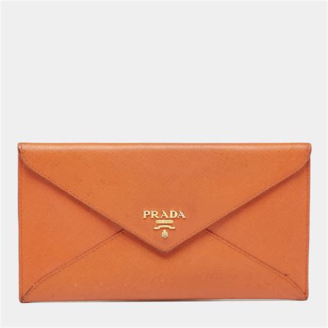 prada wallet orange|authentic prada wallet.